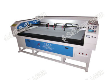 Punching Shoes Laser Engraving Machine , Three Heads Laser Cutting Machine For Shoes