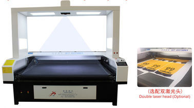 Polyester Fabric Laser Cutting Machine With Camera Working Area 1800 × 1000 Mm