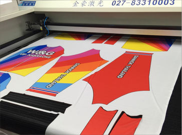 Vision Camera Laser Cutting Machine For Sublimation Printed Baseball uniforms
