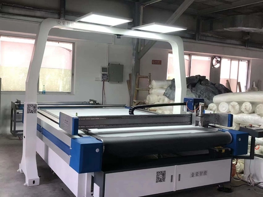 Automatic Knife Cutting Machine Fabric Leather Laser Cutting Machine Vision Camera